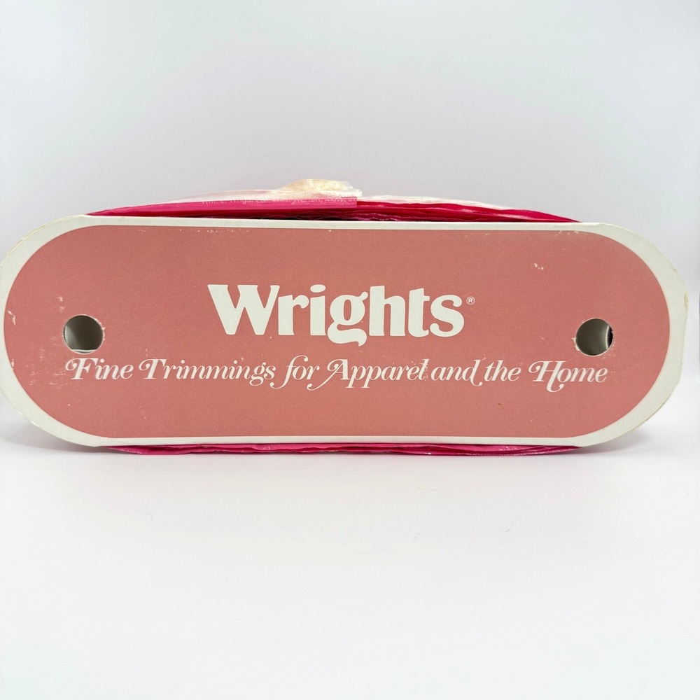 Wrights Lace Trim Spool 1⅜" x 18¼ Yards Candlelight Polyester Style 181-8708-095